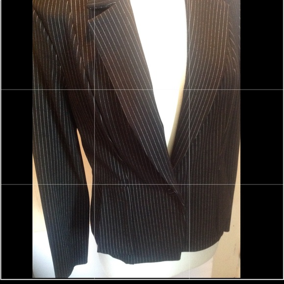Joseph Ribkoff Jacket Black and white stripes SZ8 - Picture 5 of 8